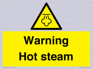 Warning Hot steam
